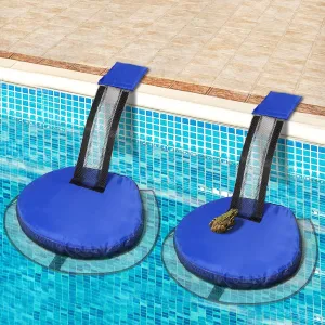 2 Pcs | Blue Outdoor Animal Rescue Escape Net for Swimming Pools | Frog & Bird Escape Ladder | PVC Material