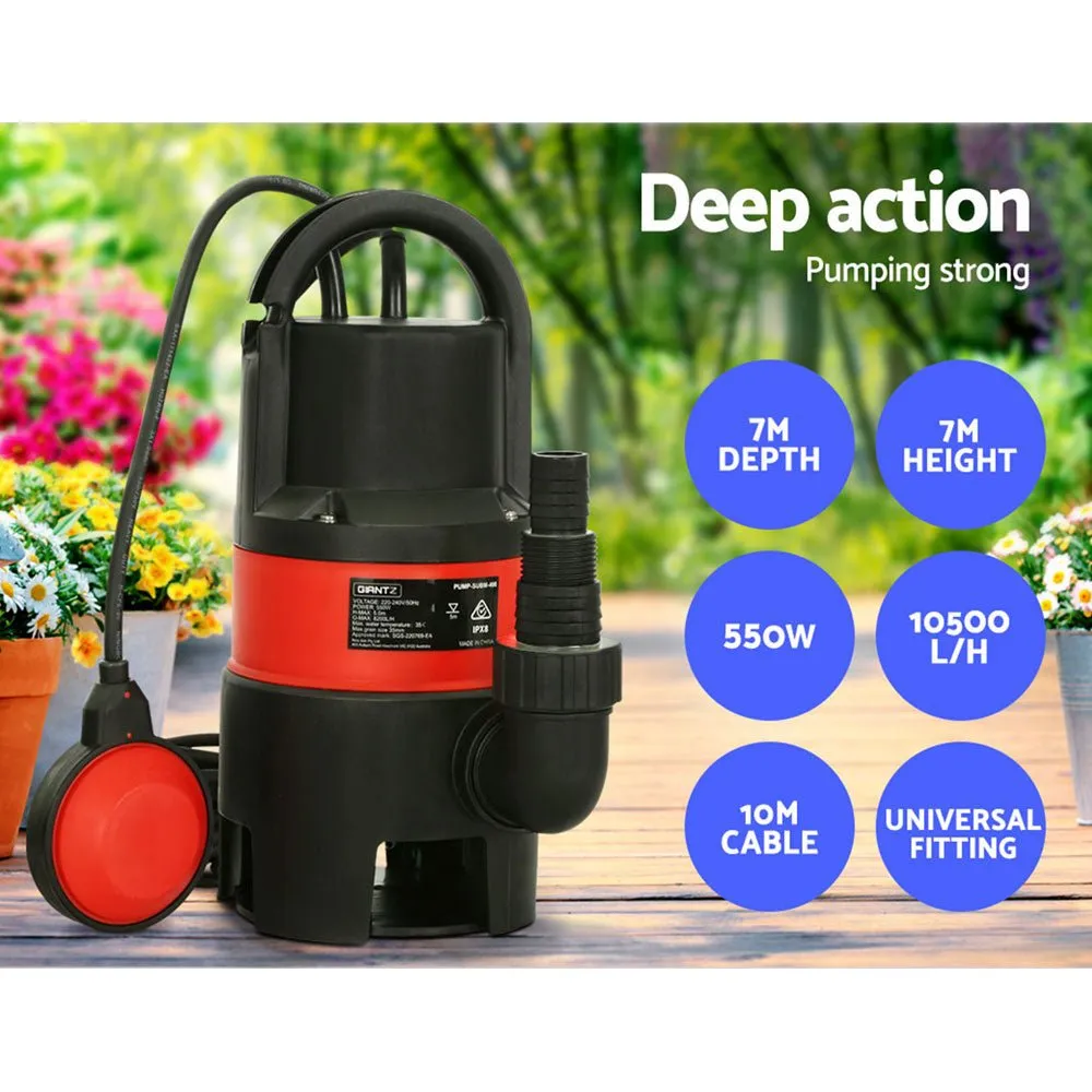 550W Water Pump | Submersible Sump Pump