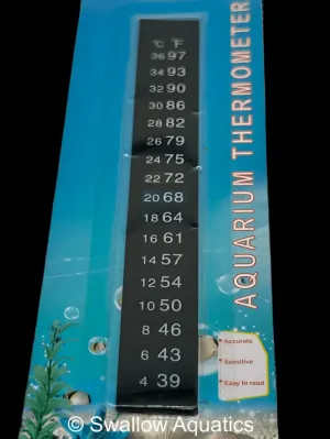 Aquarium Stick On Thermometer