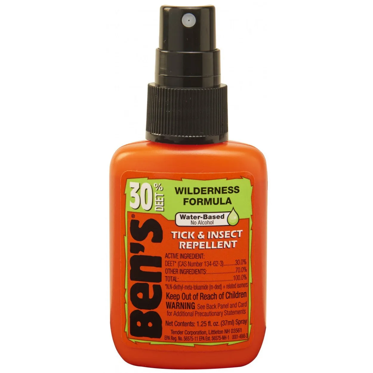 Ben's DEET 30 Tick & Insect Repellent 1.25 oz. Pump Spray