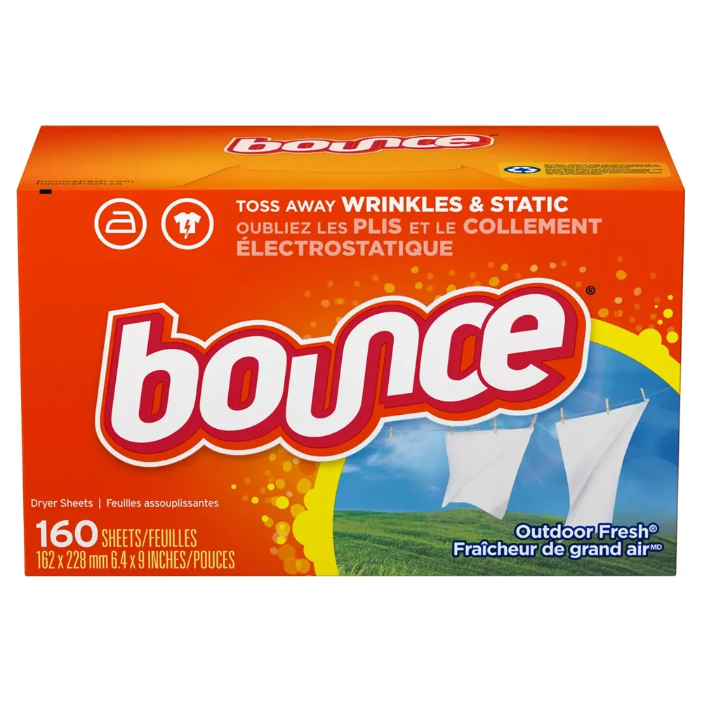 Bounce Outdoor Fresh Fabric Softener Dryer Sheets 160ct