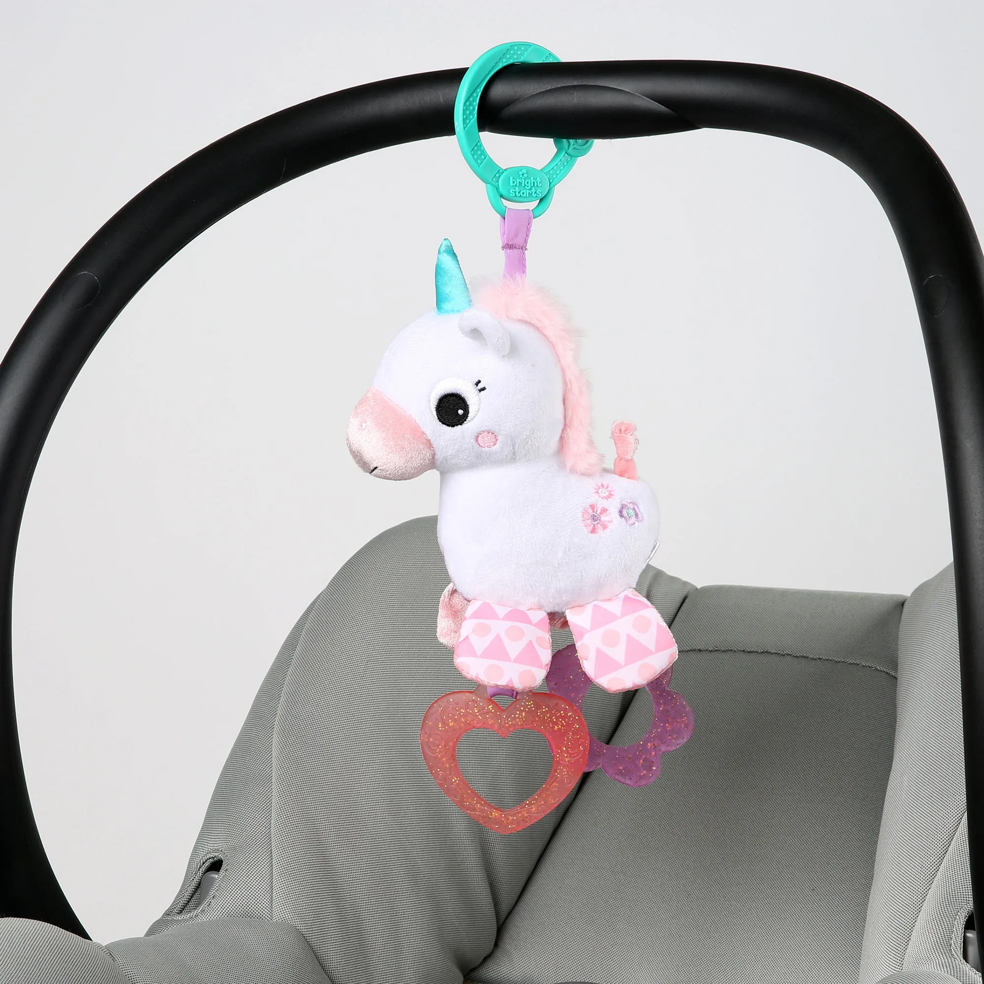 Bright Starts On-The-Go Toy Sparkle   Shine Unicorn