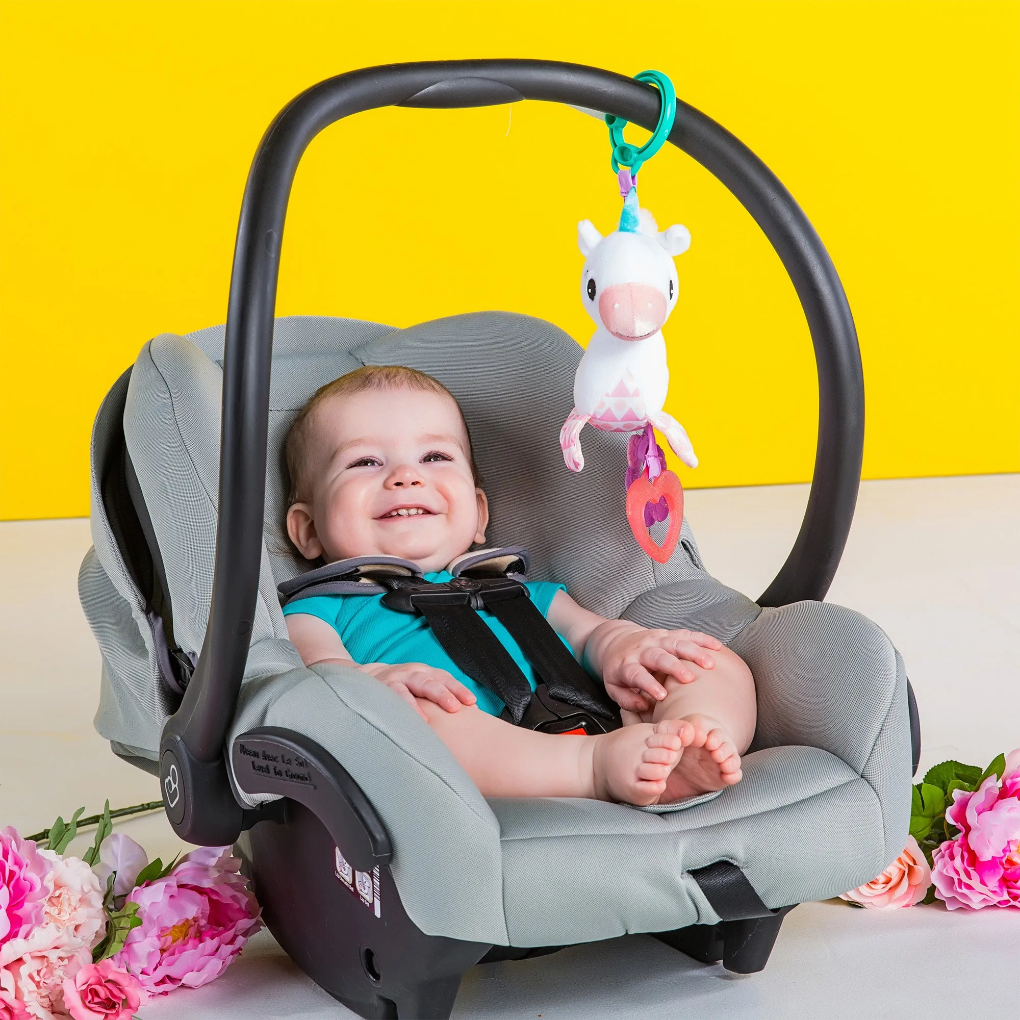 Bright Starts On-The-Go Toy Sparkle   Shine Unicorn
