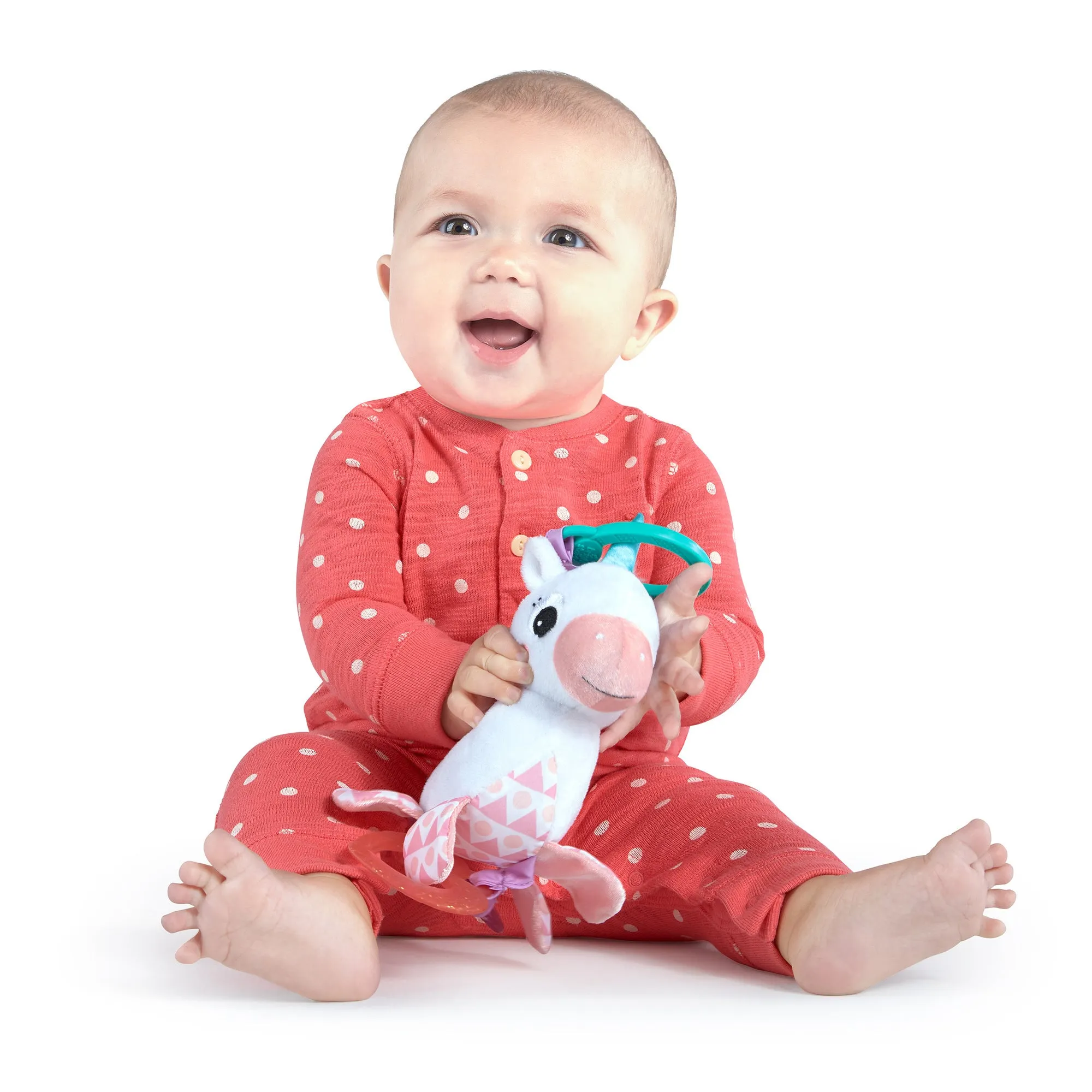 Bright Starts On-The-Go Toy Sparkle   Shine Unicorn