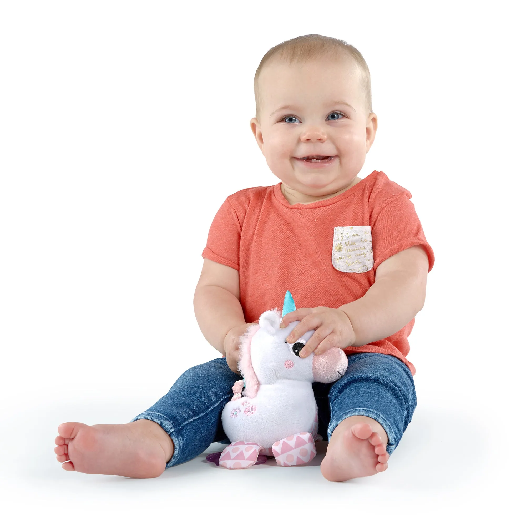 Bright Starts On-The-Go Toy Sparkle   Shine Unicorn