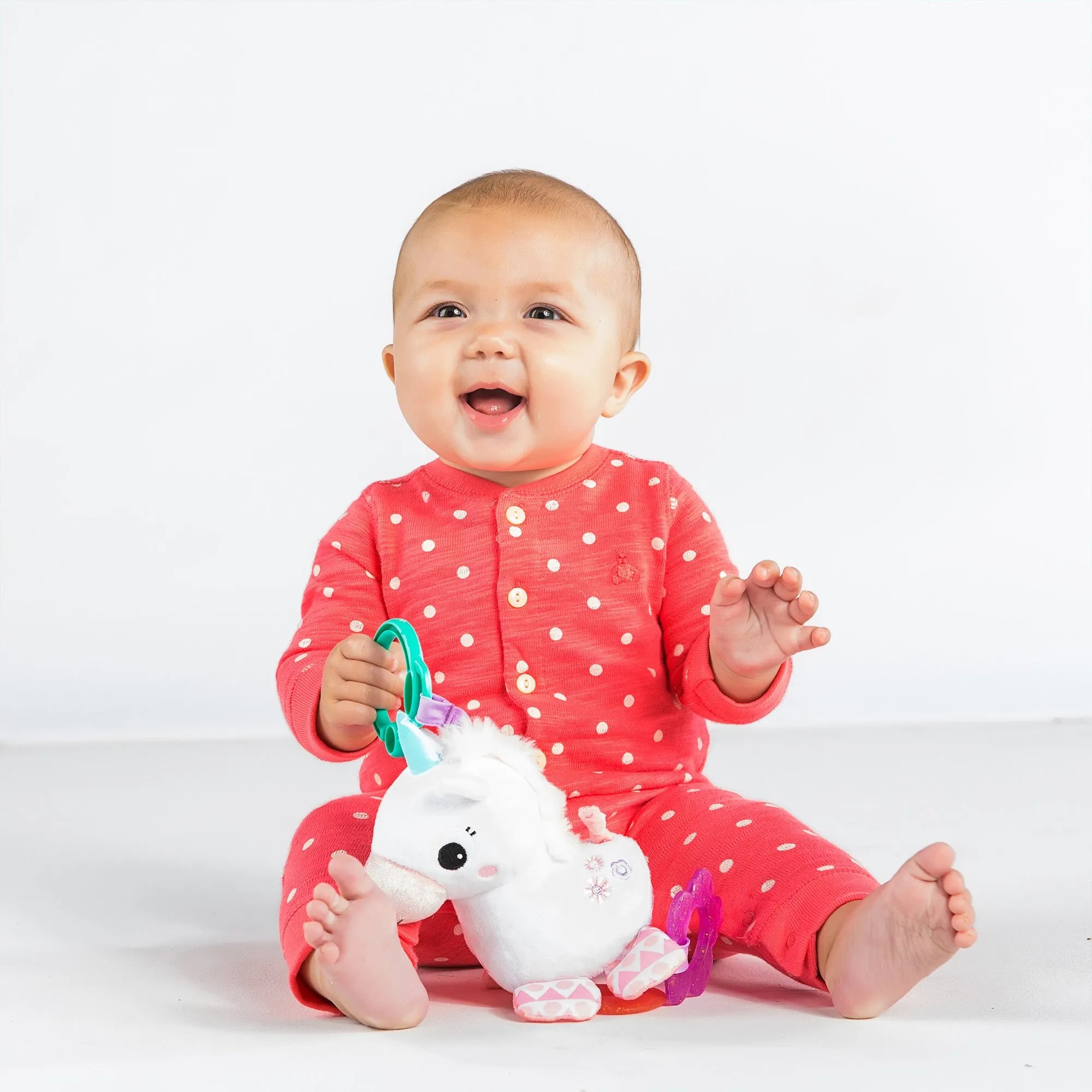 Bright Starts On-The-Go Toy Sparkle   Shine Unicorn