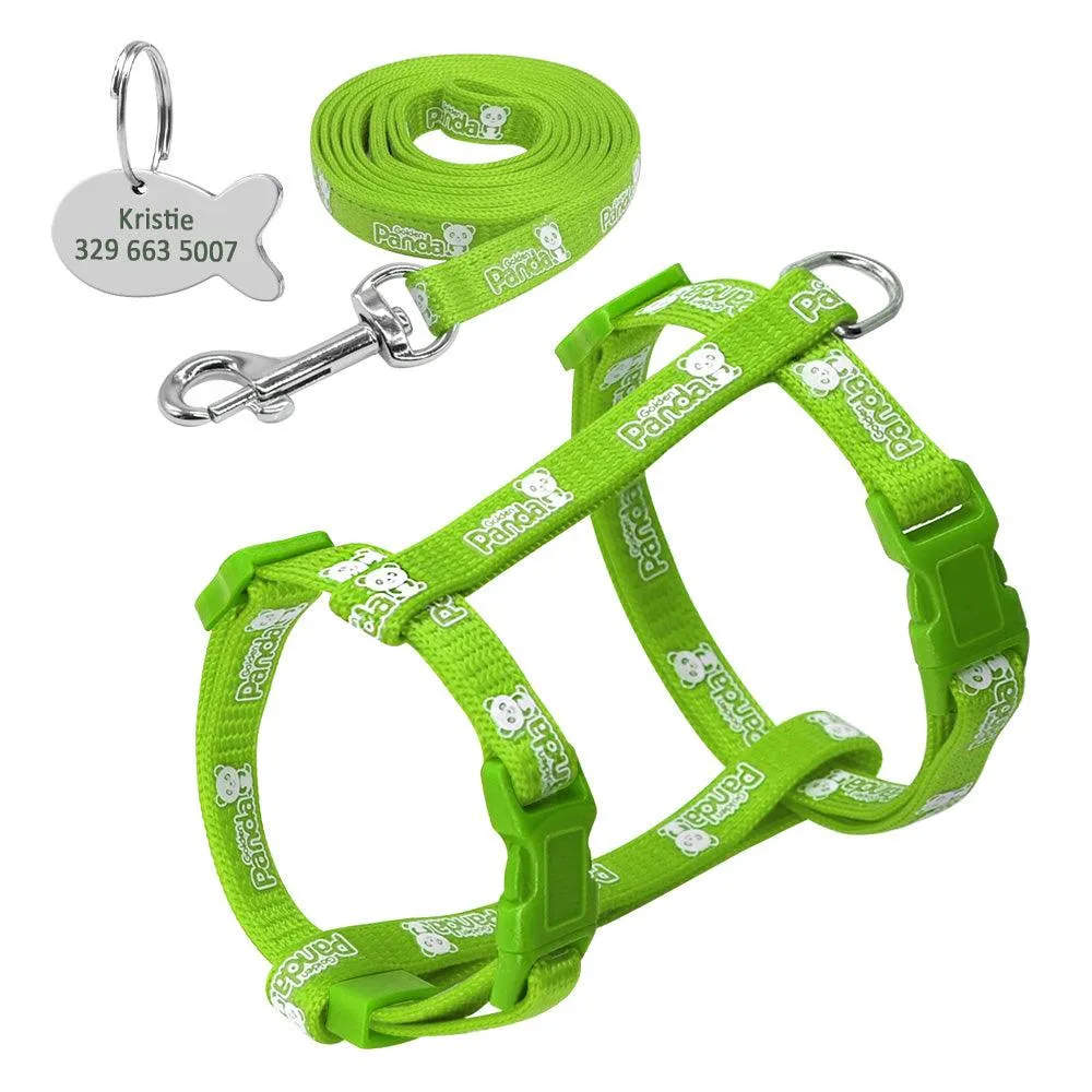 Cat's Luminous Harness And Leash Set