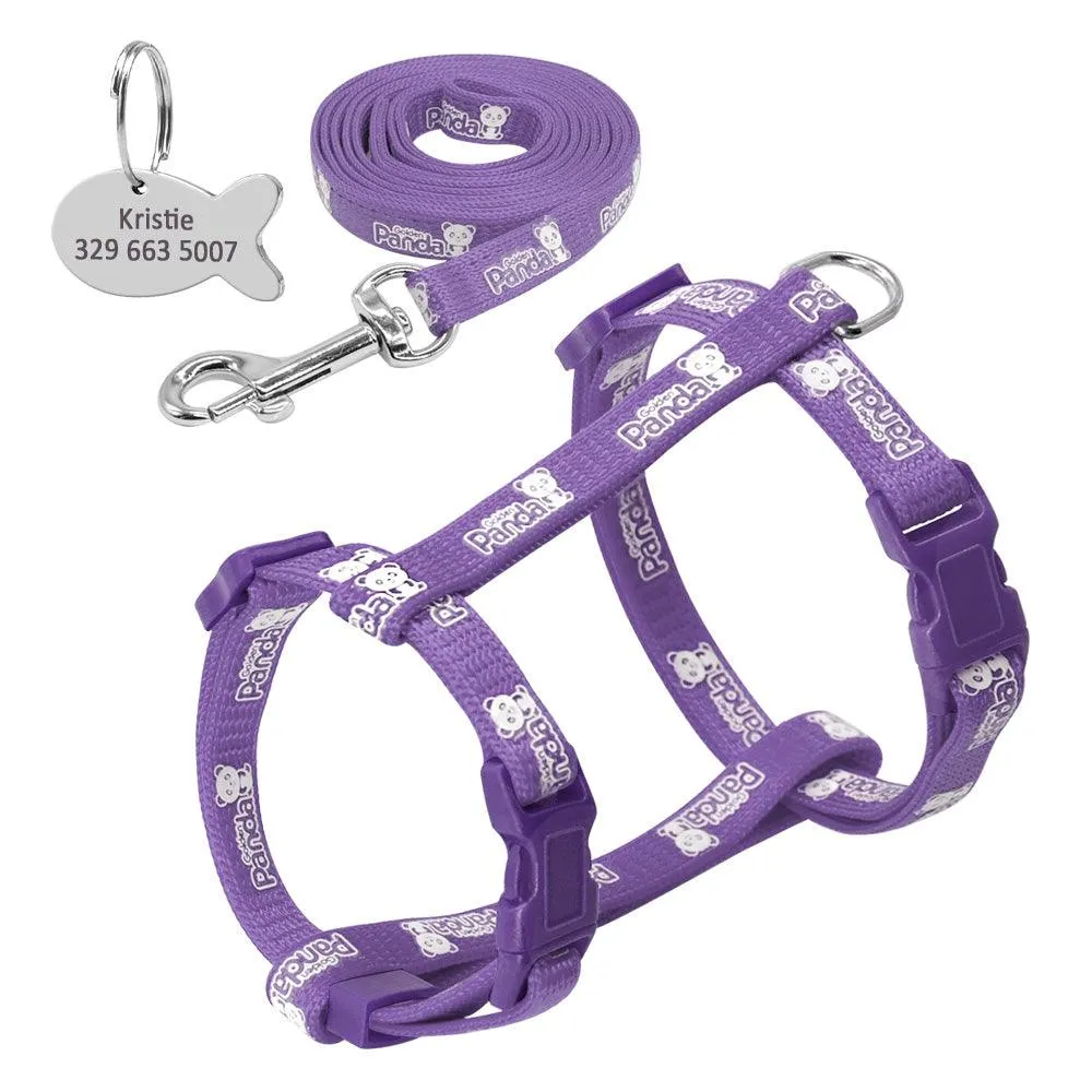 Cat's Luminous Harness And Leash Set