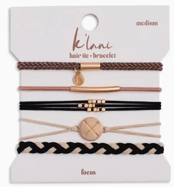 Hair Tie Bracelets- Focus