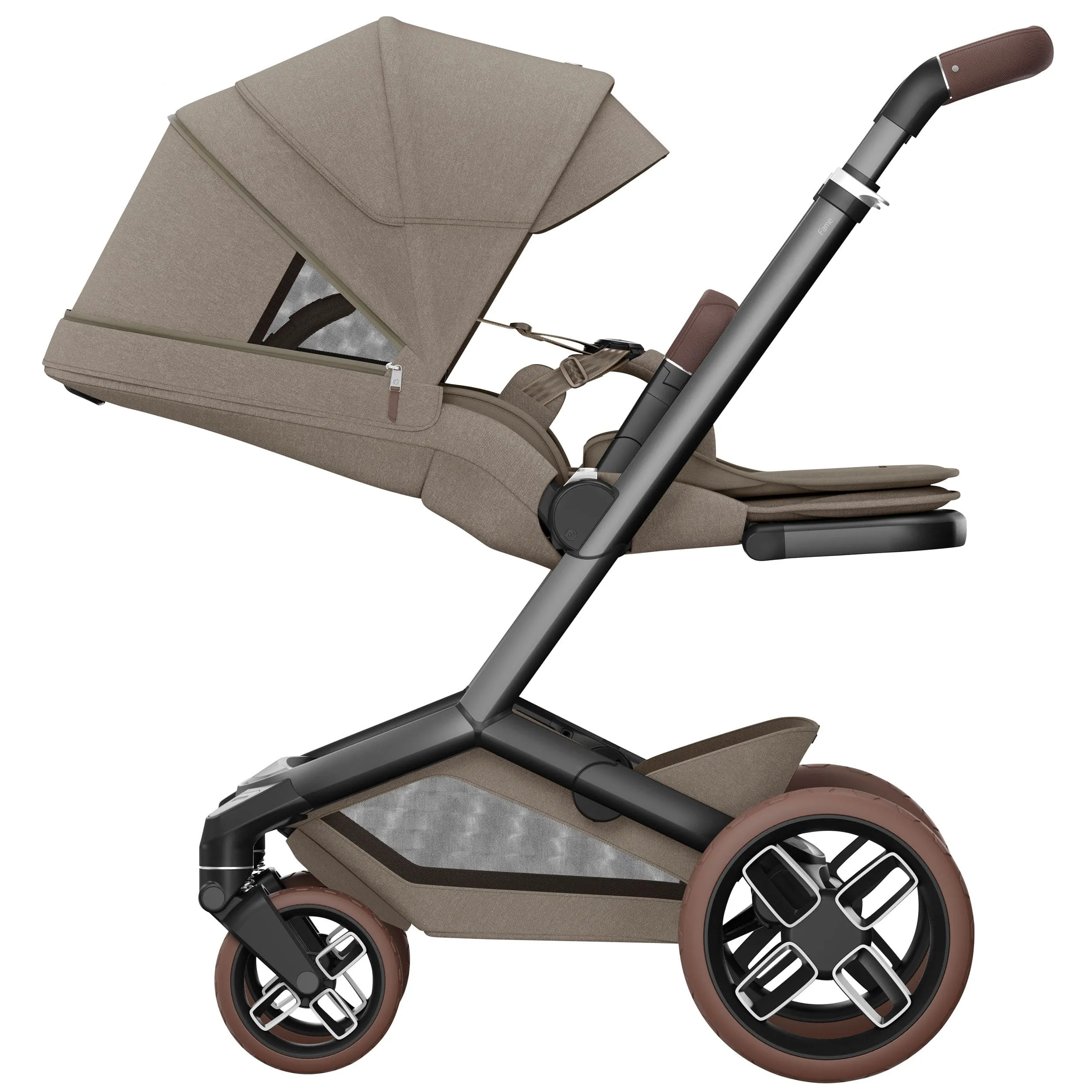 Maxi-Cosi FAME Pushchair in Twillic Truffle (Brown Wheels)