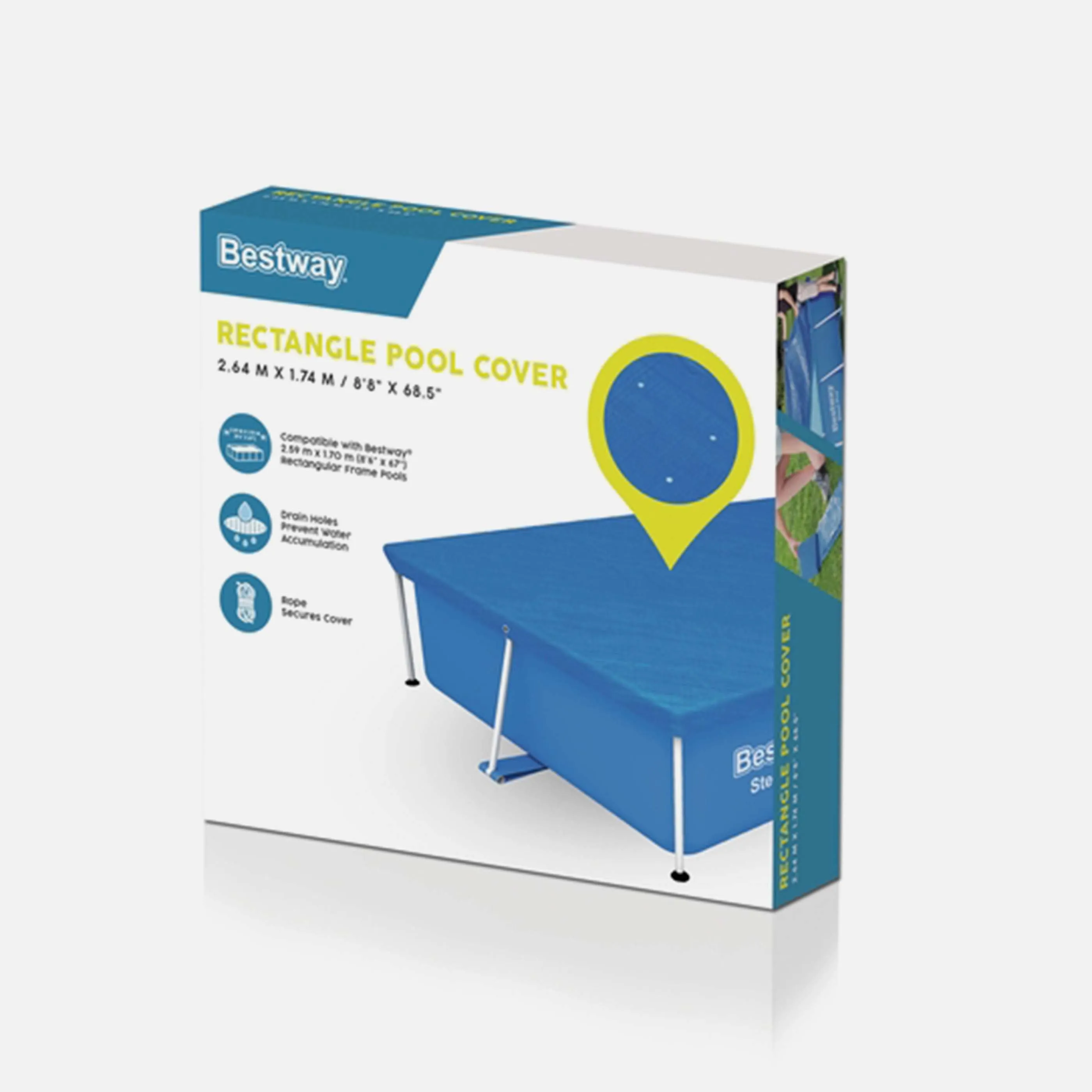 RECTANGLE POOL COVER (2.59X1.70M)