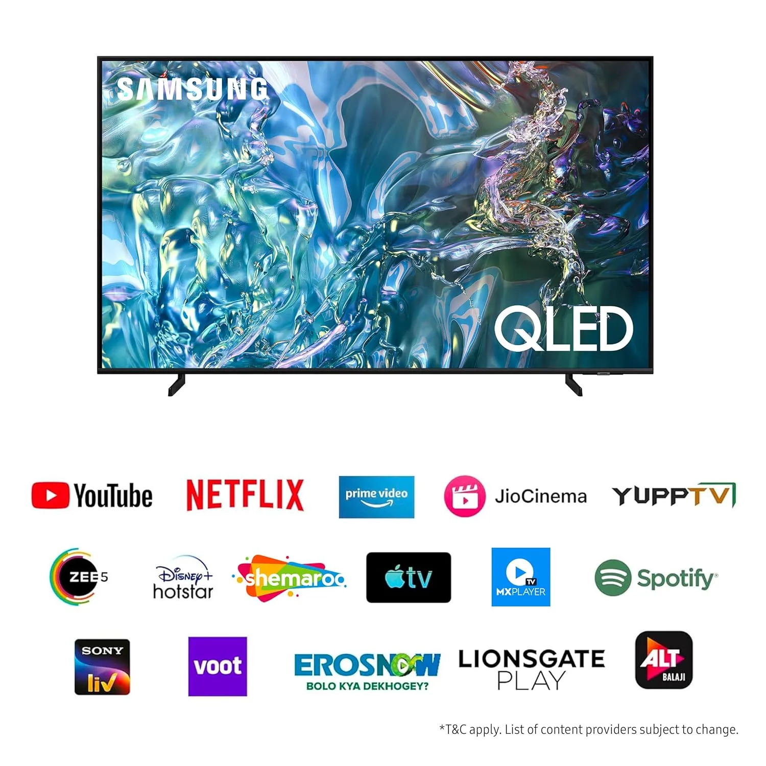 Samsung QA55Q60DAULXL  138 cm (55 inches) 4K Ultra HD Smart QLED TV (Black)