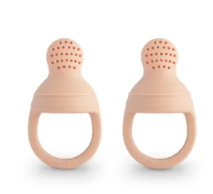 Silicone Fresh Food Feeder 2-Pack- Blush