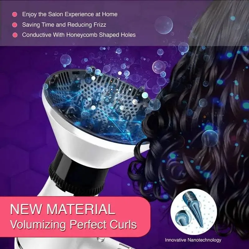TheWellBeingUniversal Hair Dryer Diffuser for Curls and Blow Drying Electric Hairdressing Dryer