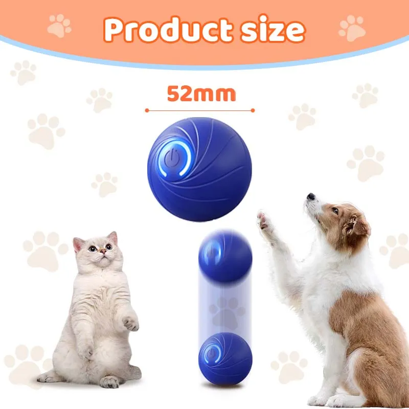 Xmas Sales - 50% OFFRechargeable Pet Interactive Motion Ball with Lights