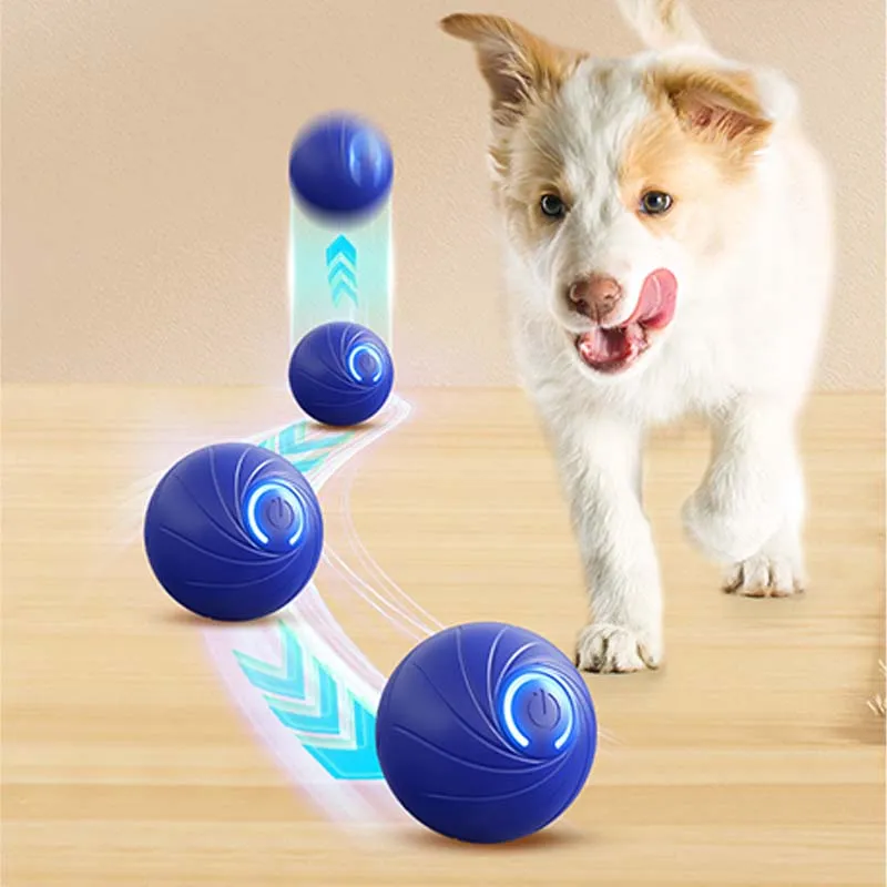 Xmas Sales - 50% OFFRechargeable Pet Interactive Motion Ball with Lights