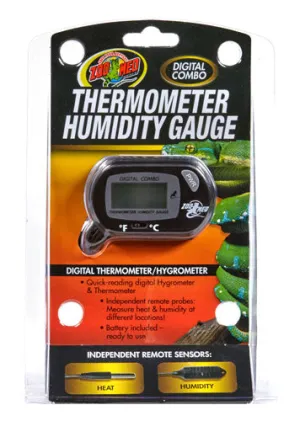 Zoo Med Digital Combo Thermometer/Humidity Gauge